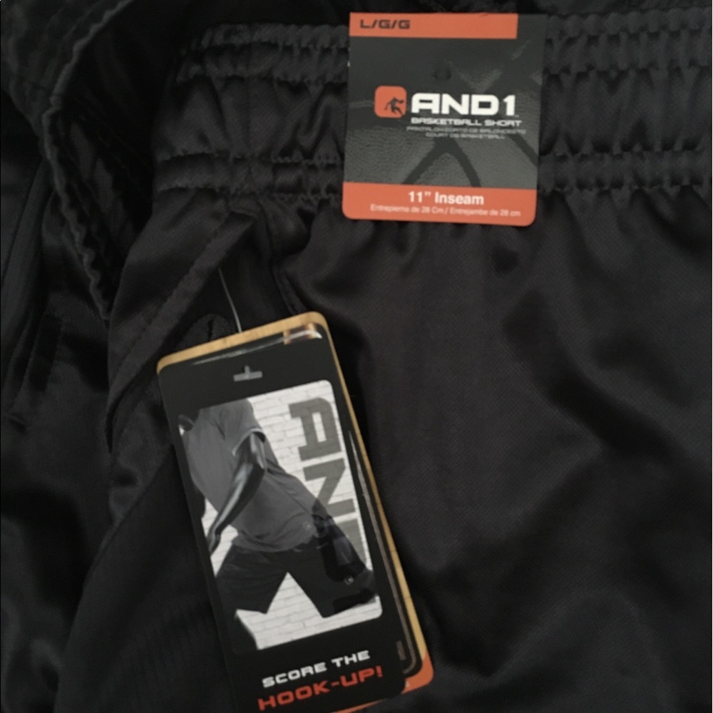 Men’s black basketball shorts